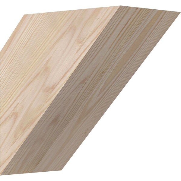 Ekena Millwork 5 1/2"W x 10"D x 10"H Traditional Smooth Knee Brace, Douglas Fir BRC06X10X10TRA00SDF - main
